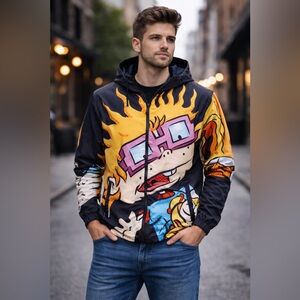 🔥 Y2K Vintage Members Only Nickelodeon Rugrats Jacket 🔥